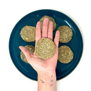 Hamburguesa de piel de bacalao